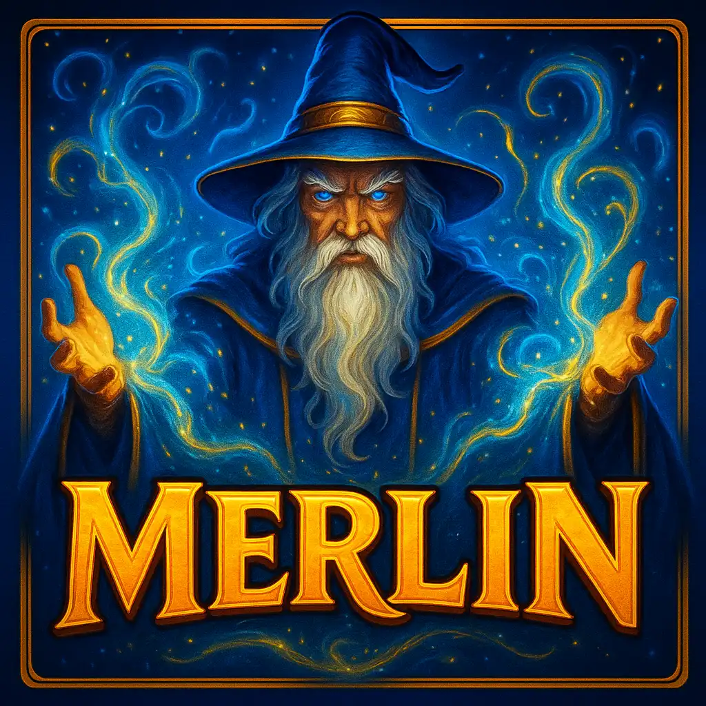 Rise of Merlin slot game screenshot